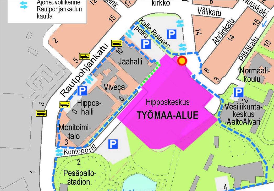 Nuoret kiipesivät nosturiin Hippoksen työmaalla Jyväskylässä – kaupunki tekee rikos­ilmoituksen